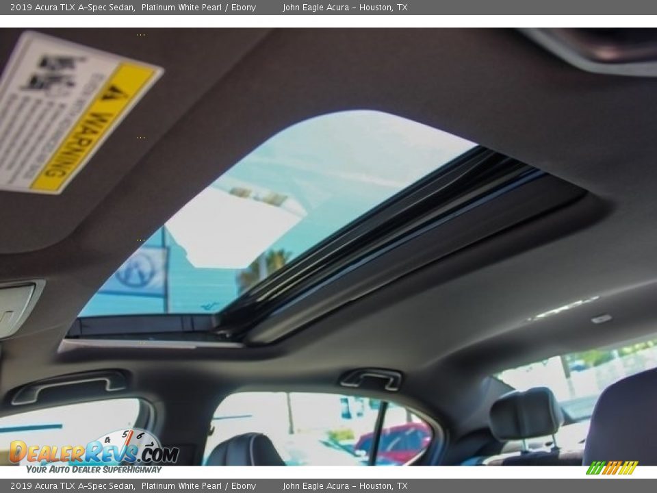 2019 Acura TLX A-Spec Sedan Platinum White Pearl / Ebony Photo #14