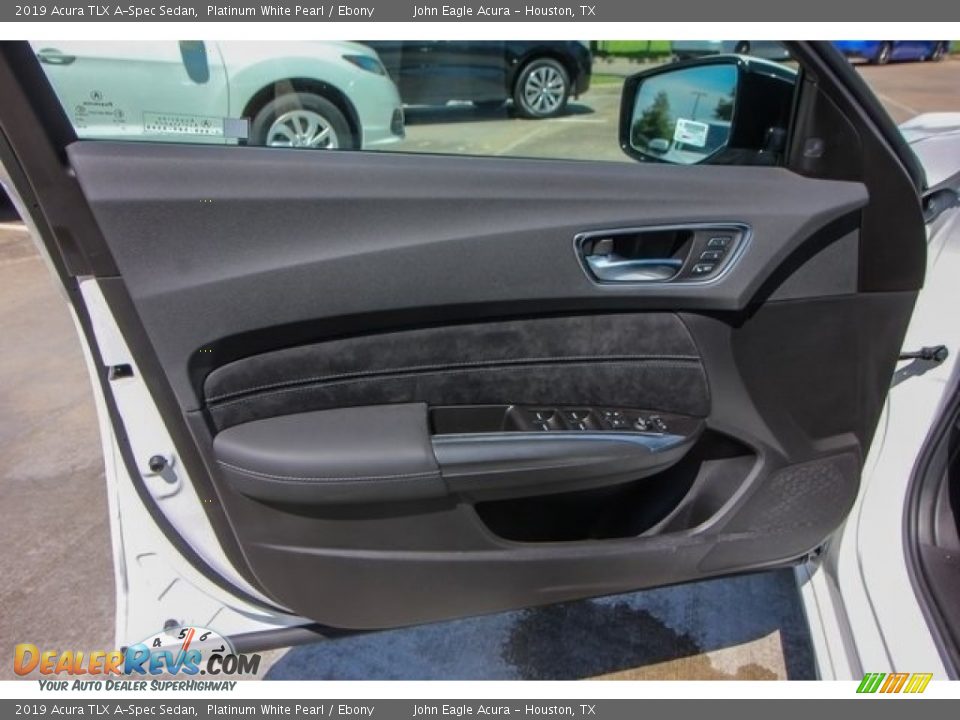 2019 Acura TLX A-Spec Sedan Platinum White Pearl / Ebony Photo #15