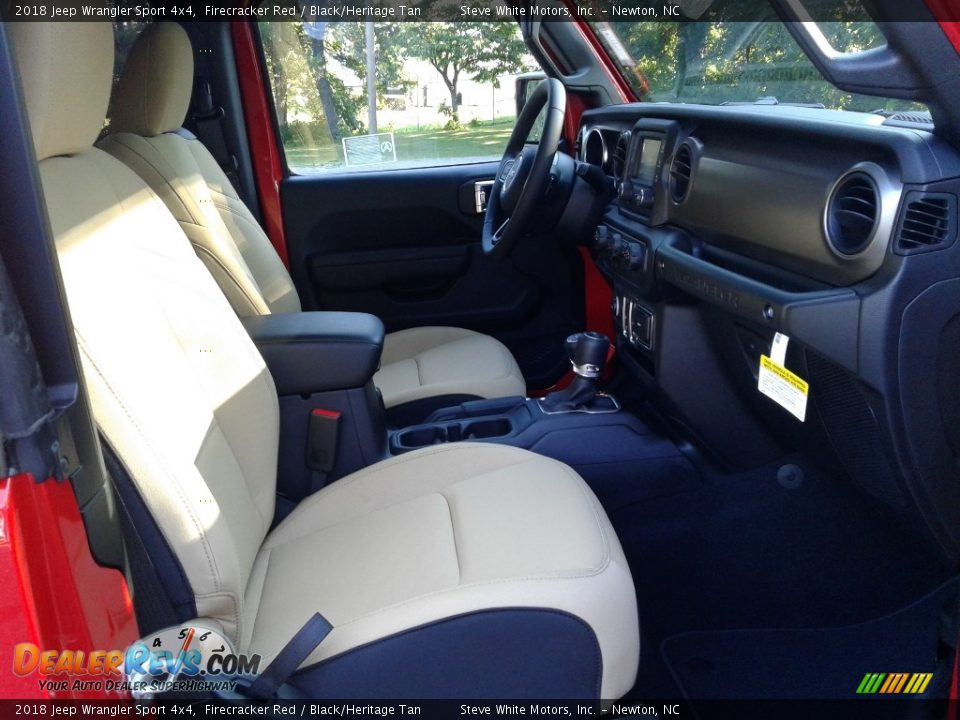 2018 Jeep Wrangler Sport 4x4 Firecracker Red / Black/Heritage Tan Photo #15