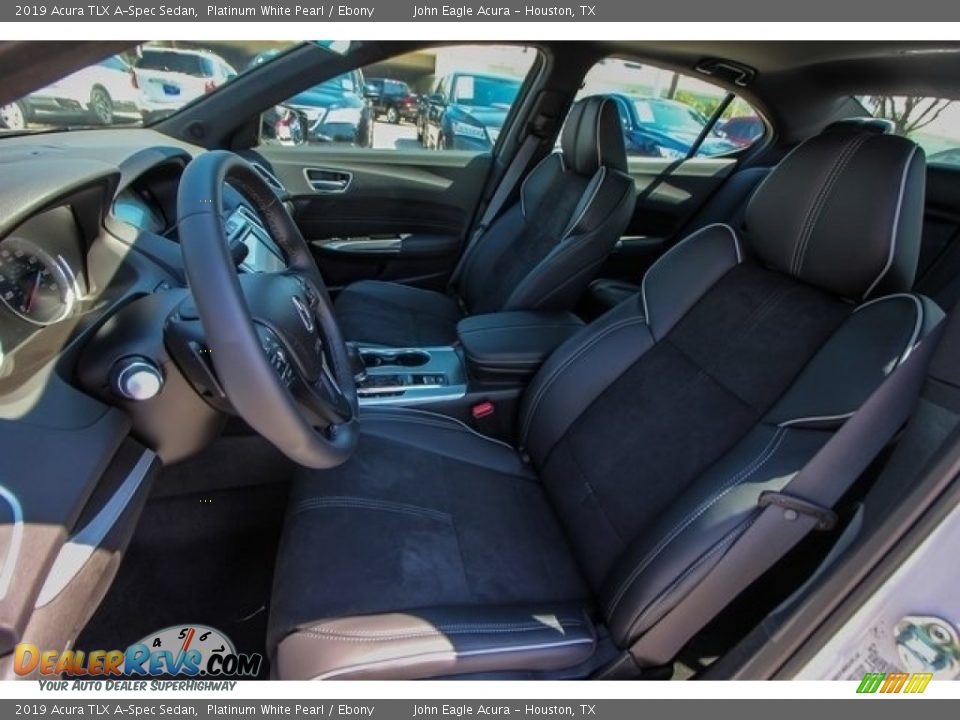 2019 Acura TLX A-Spec Sedan Platinum White Pearl / Ebony Photo #16