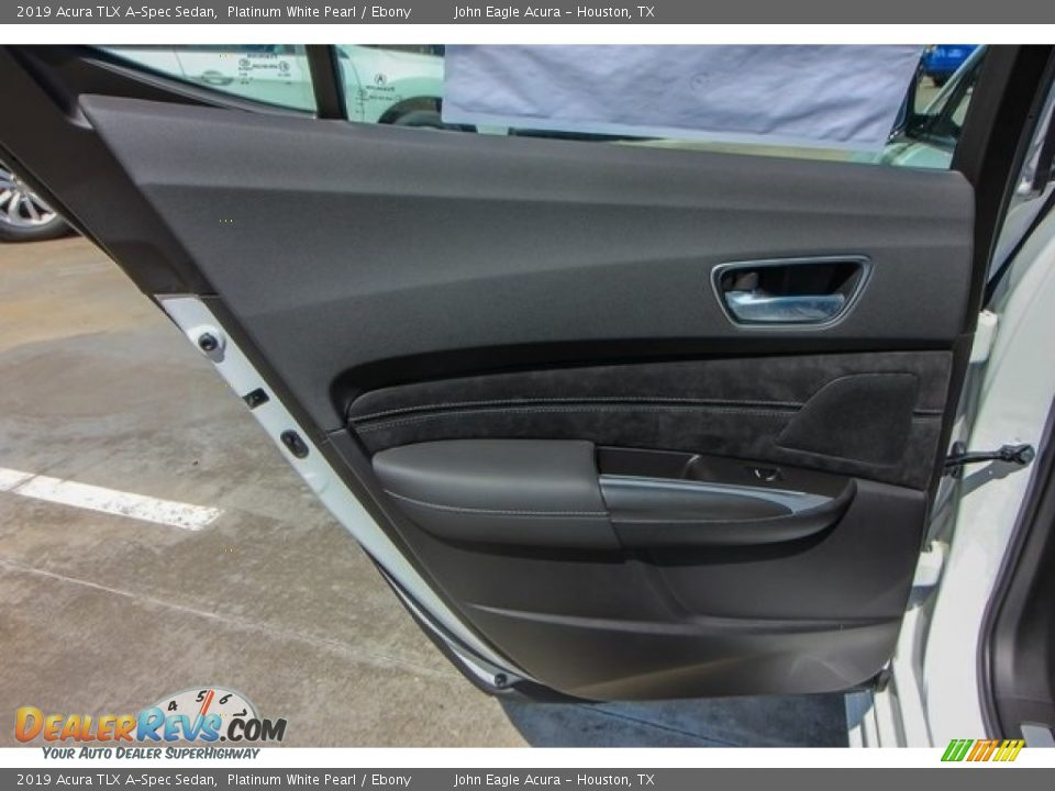 2019 Acura TLX A-Spec Sedan Platinum White Pearl / Ebony Photo #17
