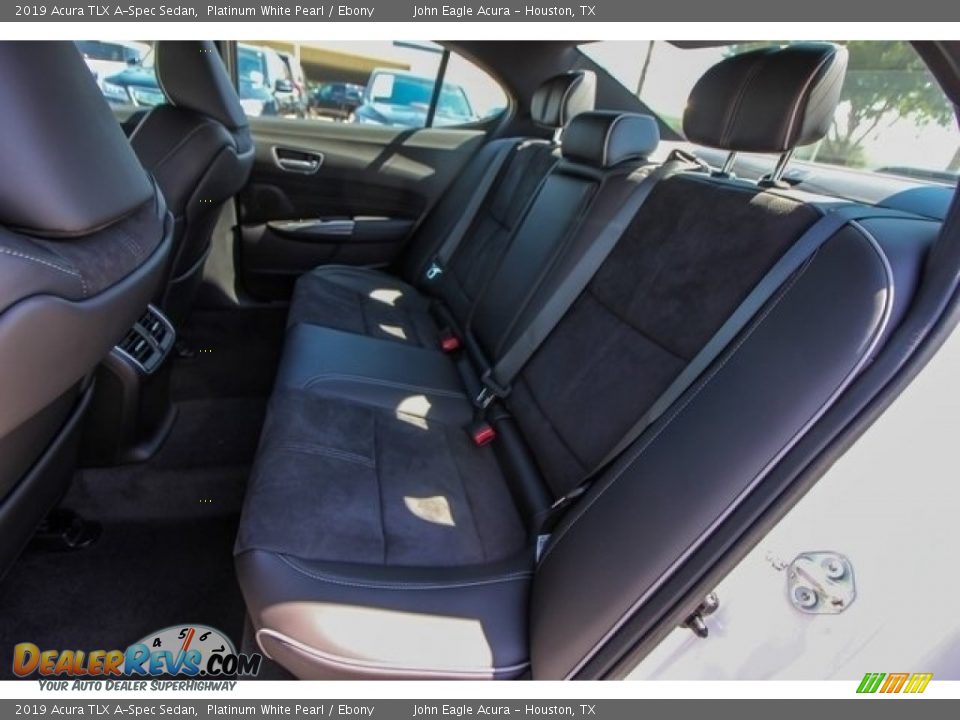 2019 Acura TLX A-Spec Sedan Platinum White Pearl / Ebony Photo #18