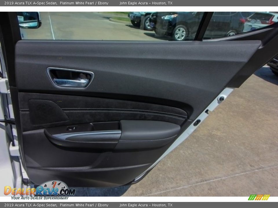 2019 Acura TLX A-Spec Sedan Platinum White Pearl / Ebony Photo #19