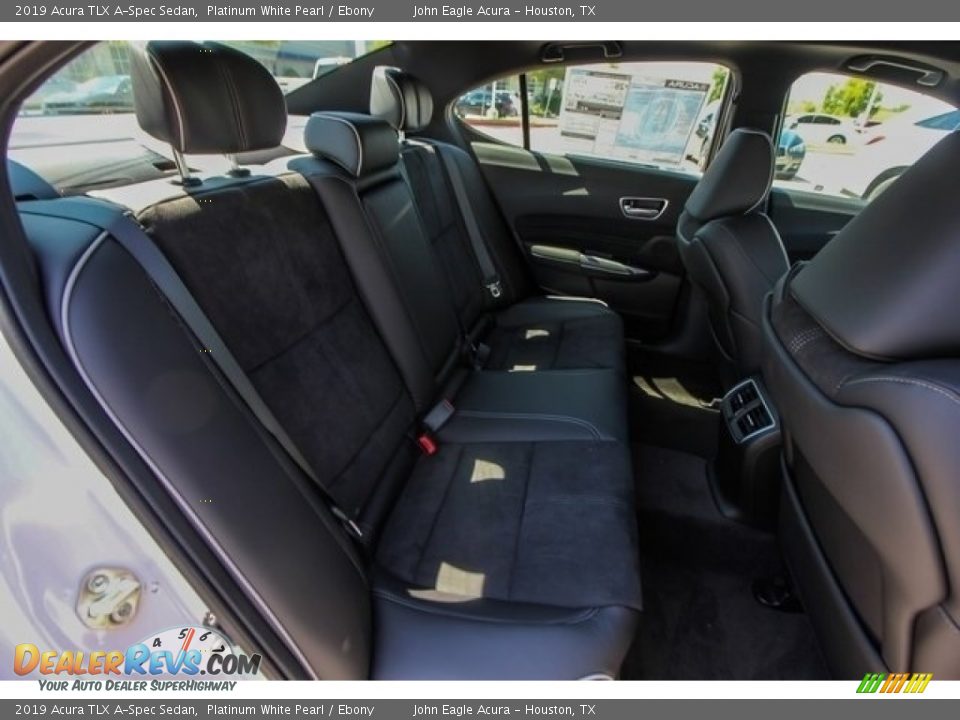 2019 Acura TLX A-Spec Sedan Platinum White Pearl / Ebony Photo #20