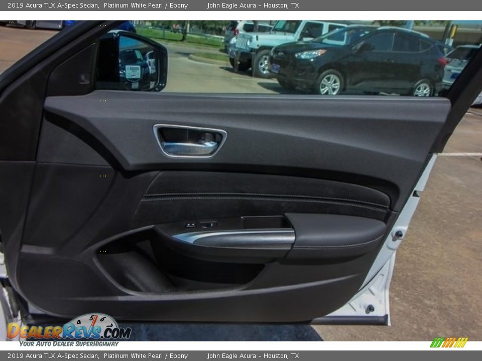 2019 Acura TLX A-Spec Sedan Platinum White Pearl / Ebony Photo #21