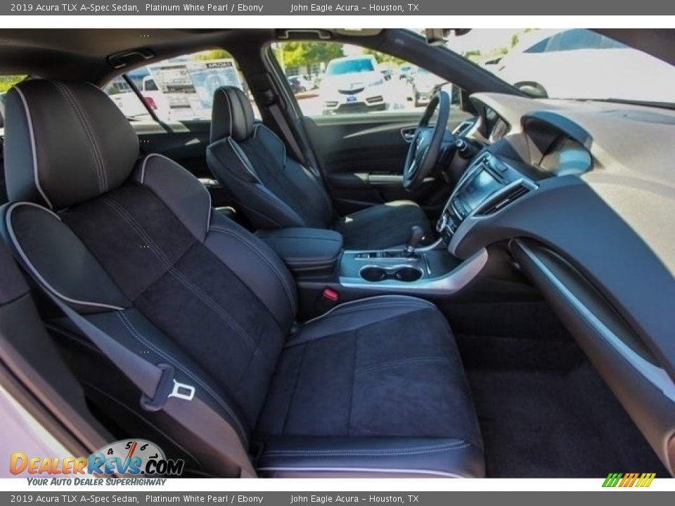 2019 Acura TLX A-Spec Sedan Platinum White Pearl / Ebony Photo #22