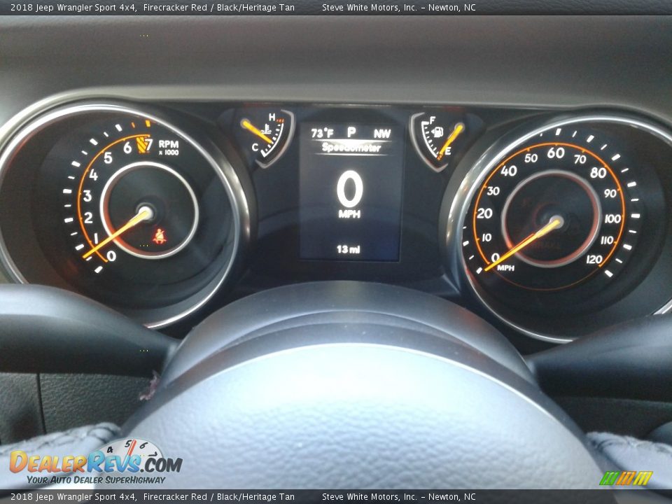 2018 Jeep Wrangler Sport 4x4 Firecracker Red / Black/Heritage Tan Photo #19