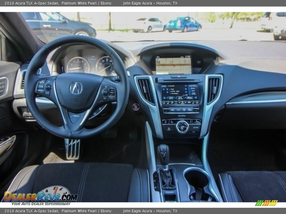2019 Acura TLX A-Spec Sedan Platinum White Pearl / Ebony Photo #24