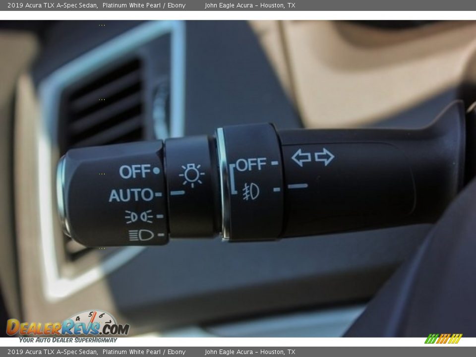 2019 Acura TLX A-Spec Sedan Platinum White Pearl / Ebony Photo #33