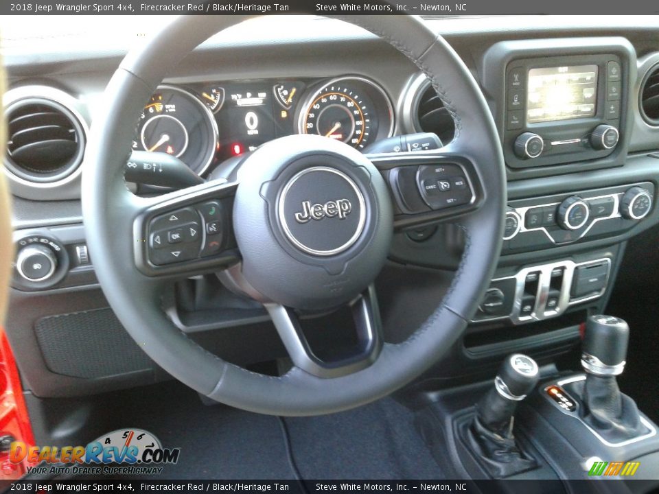 2018 Jeep Wrangler Sport 4x4 Firecracker Red / Black/Heritage Tan Photo #26