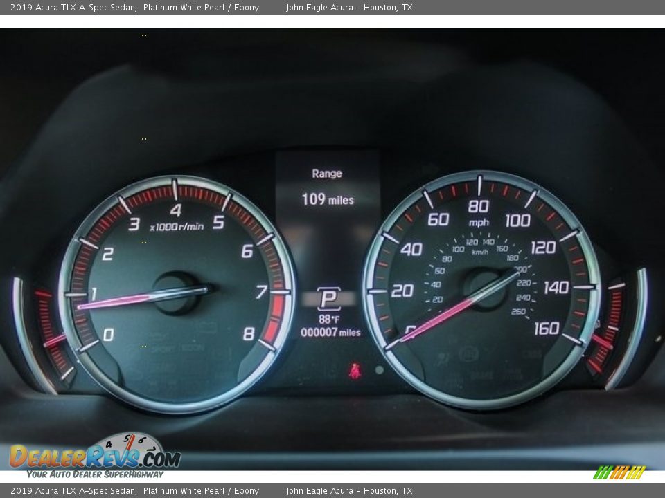 2019 Acura TLX A-Spec Sedan Platinum White Pearl / Ebony Photo #35