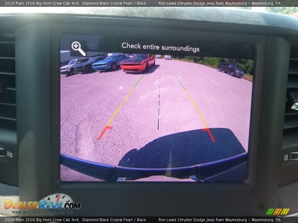 2019 Ram 1500 Big Horn Crew Cab 4x4 Diamond Black Crystal Pearl / Black Photo #16