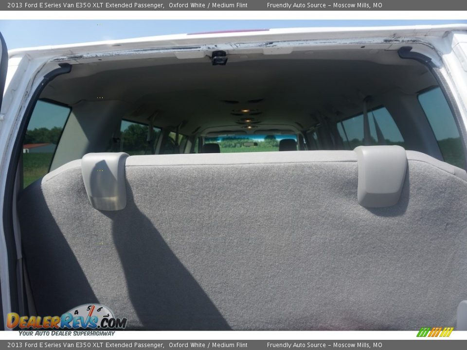 2013 Ford E Series Van E350 XLT Extended Passenger Oxford White / Medium Flint Photo #4