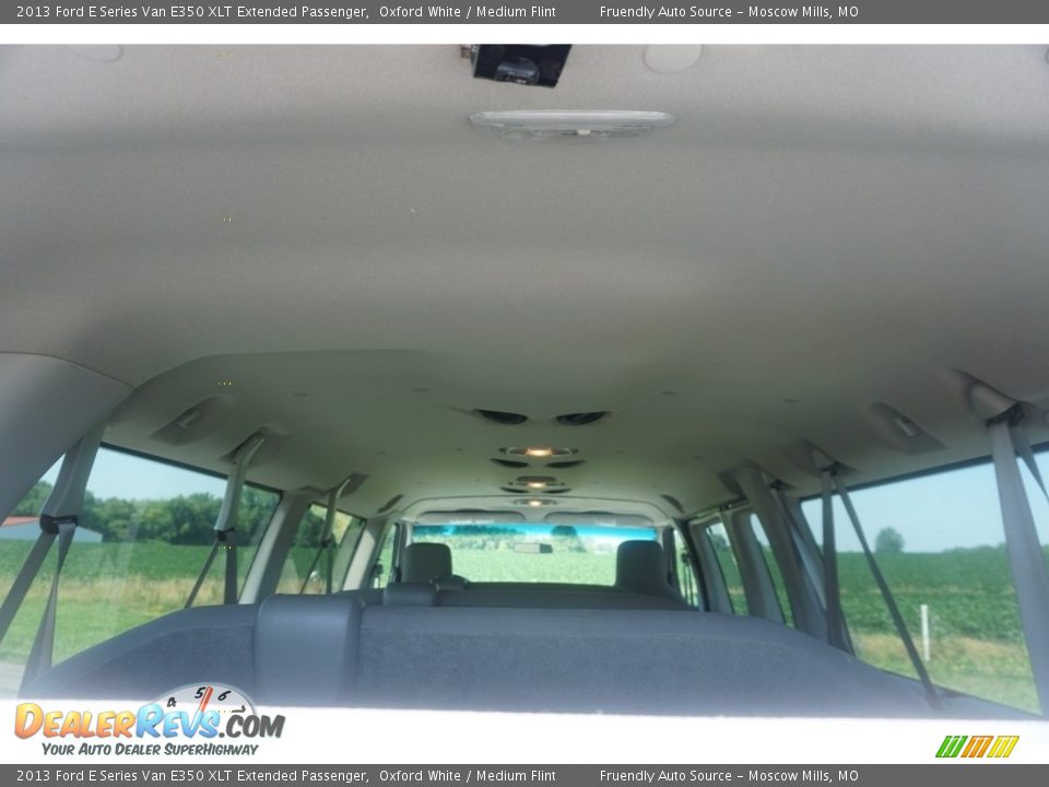 2013 Ford E Series Van E350 XLT Extended Passenger Oxford White / Medium Flint Photo #5