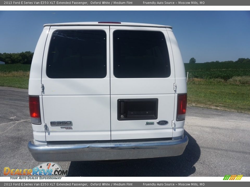 2013 Ford E Series Van E350 XLT Extended Passenger Oxford White / Medium Flint Photo #12