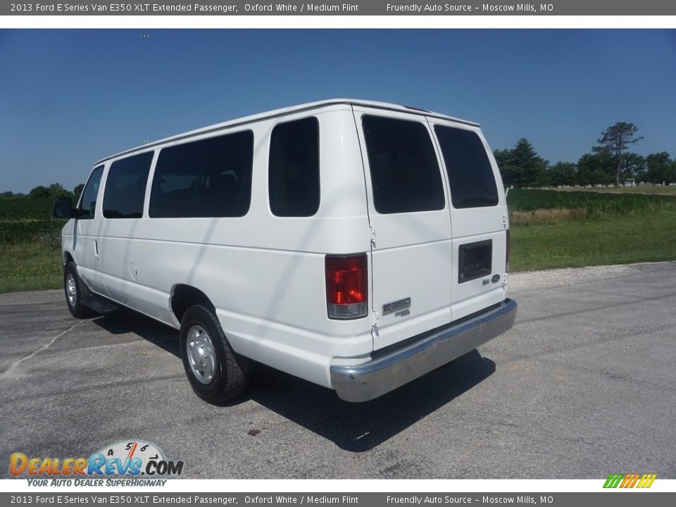 2013 Ford E Series Van E350 XLT Extended Passenger Oxford White / Medium Flint Photo #20