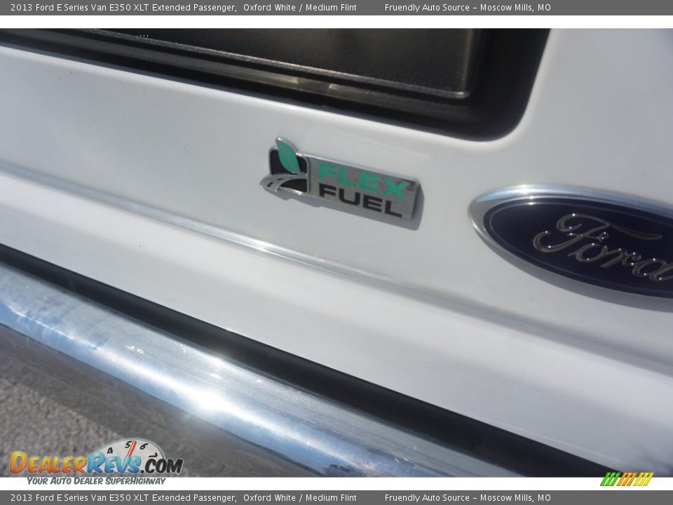 2013 Ford E Series Van E350 XLT Extended Passenger Oxford White / Medium Flint Photo #21