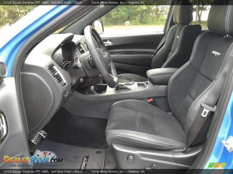 Black Interior - 2018 Dodge Durango SRT AWD Photo #10