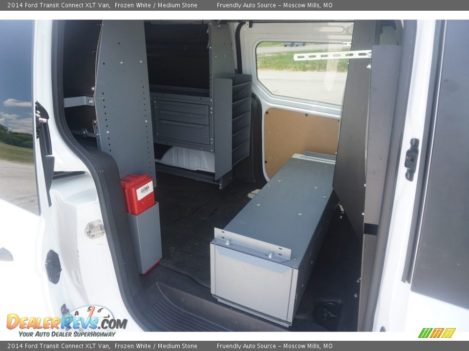 2014 Ford Transit Connect XLT Van Frozen White / Medium Stone Photo #8