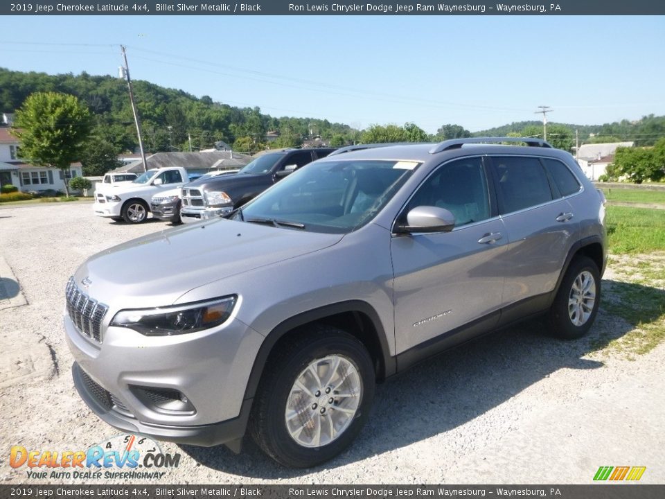 2019 Jeep Cherokee Latitude 4x4 Billet Silver Metallic / Black Photo #1