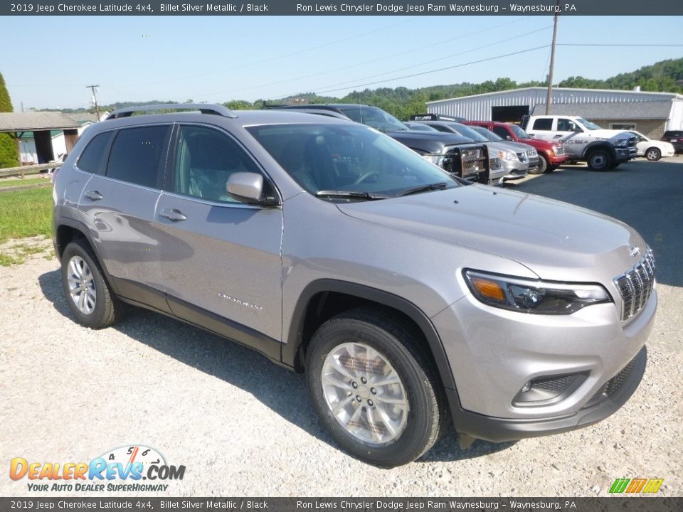 2019 Jeep Cherokee Latitude 4x4 Billet Silver Metallic / Black Photo #7