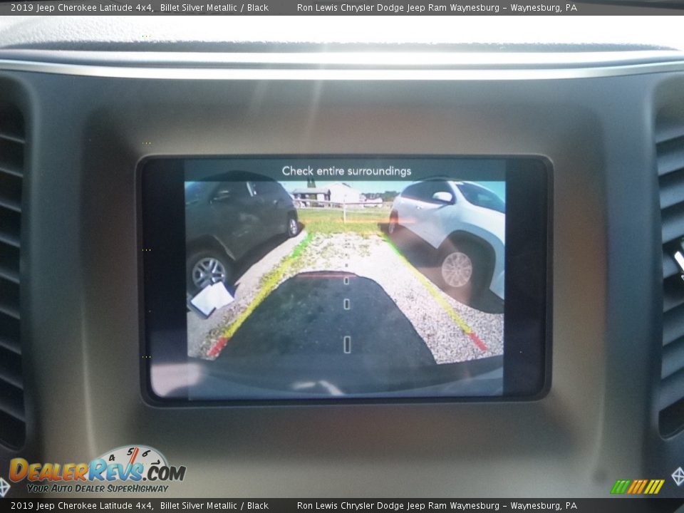 2019 Jeep Cherokee Latitude 4x4 Billet Silver Metallic / Black Photo #19