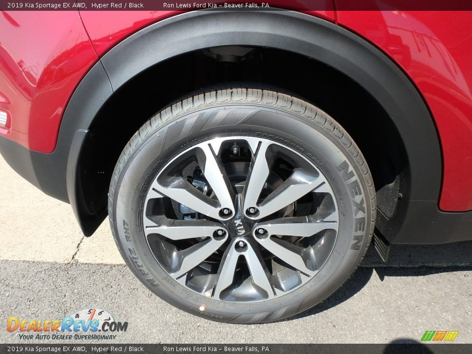 2019 Kia Sportage EX AWD Hyper Red / Black Photo #2