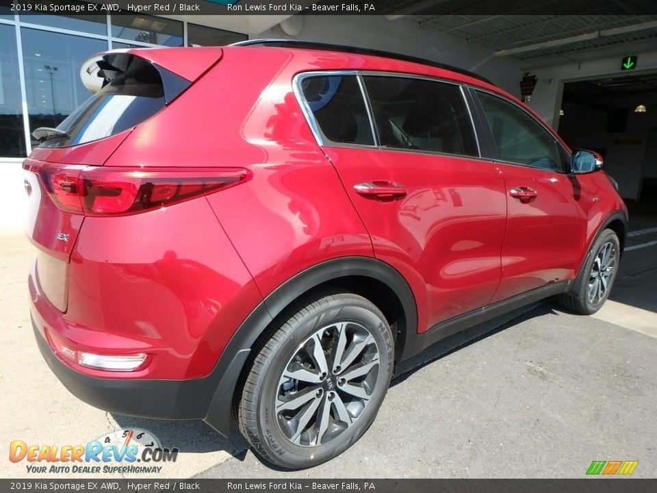 2019 Kia Sportage EX AWD Hyper Red / Black Photo #3