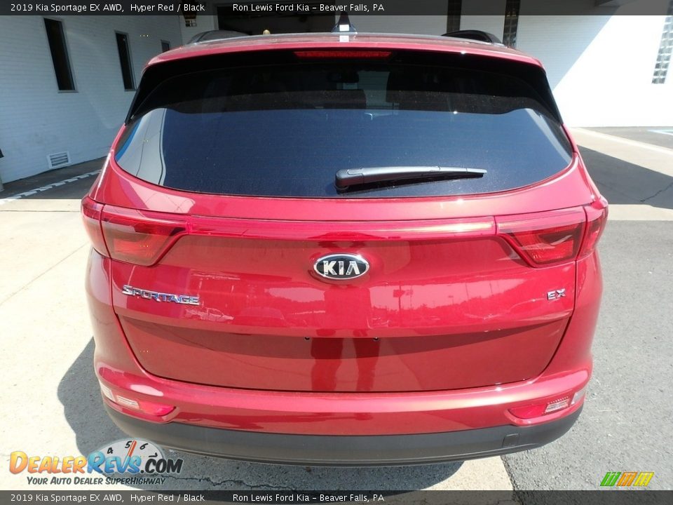 2019 Kia Sportage EX AWD Hyper Red / Black Photo #4