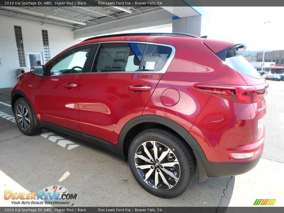 2019 Kia Sportage EX AWD Hyper Red / Black Photo #5