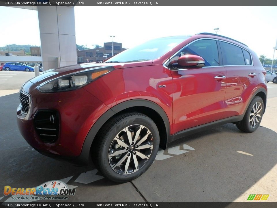 2019 Kia Sportage EX AWD Hyper Red / Black Photo #7