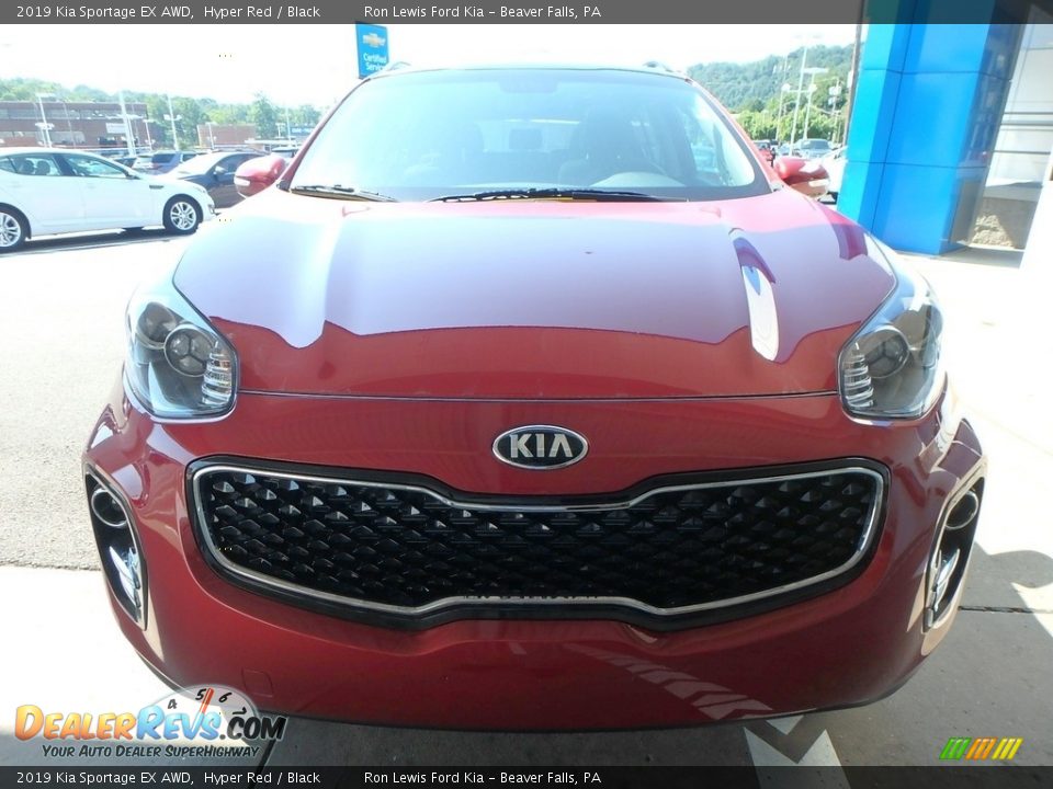 2019 Kia Sportage EX AWD Hyper Red / Black Photo #8
