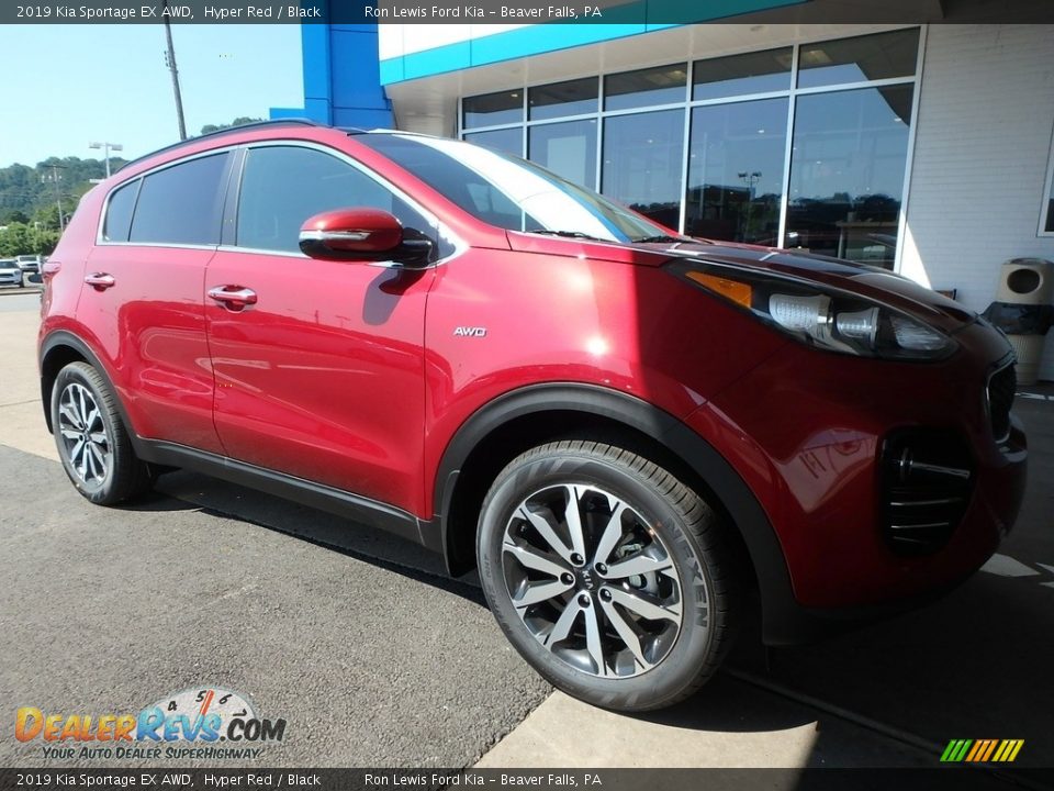2019 Kia Sportage EX AWD Hyper Red / Black Photo #9