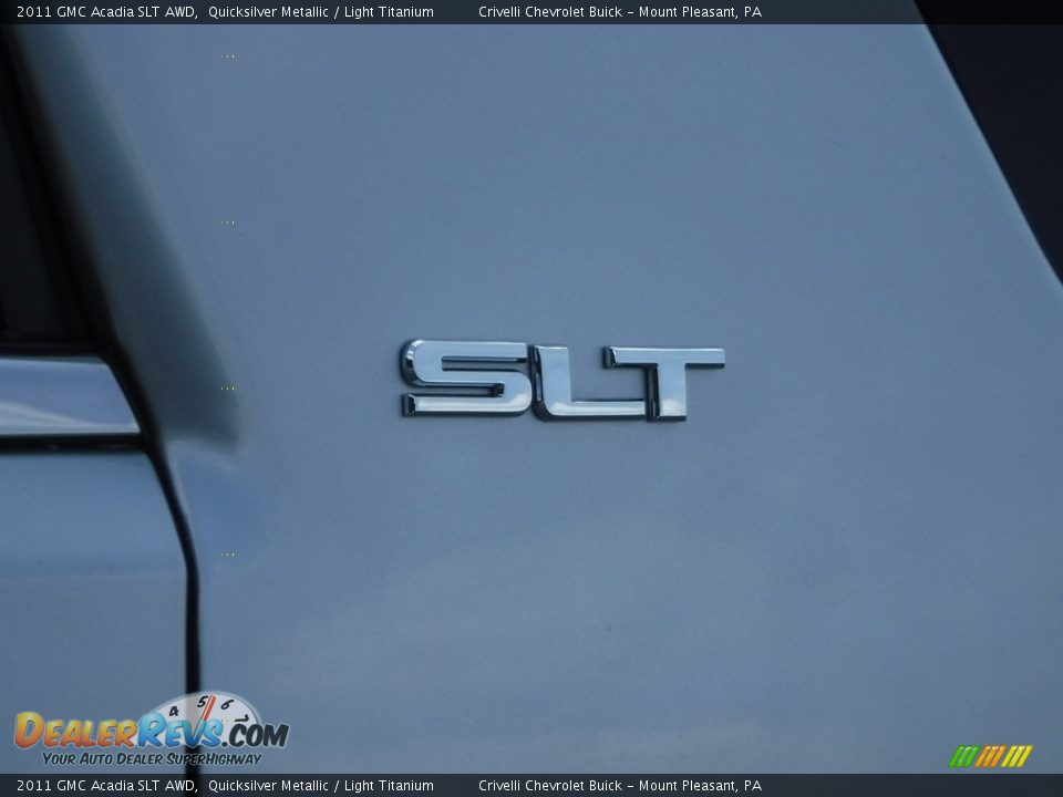 2011 GMC Acadia SLT AWD Quicksilver Metallic / Light Titanium Photo #6