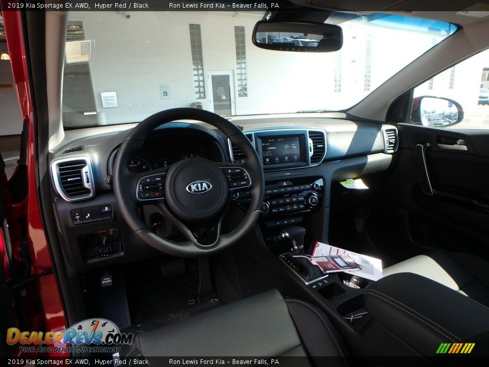2019 Kia Sportage EX AWD Hyper Red / Black Photo #12
