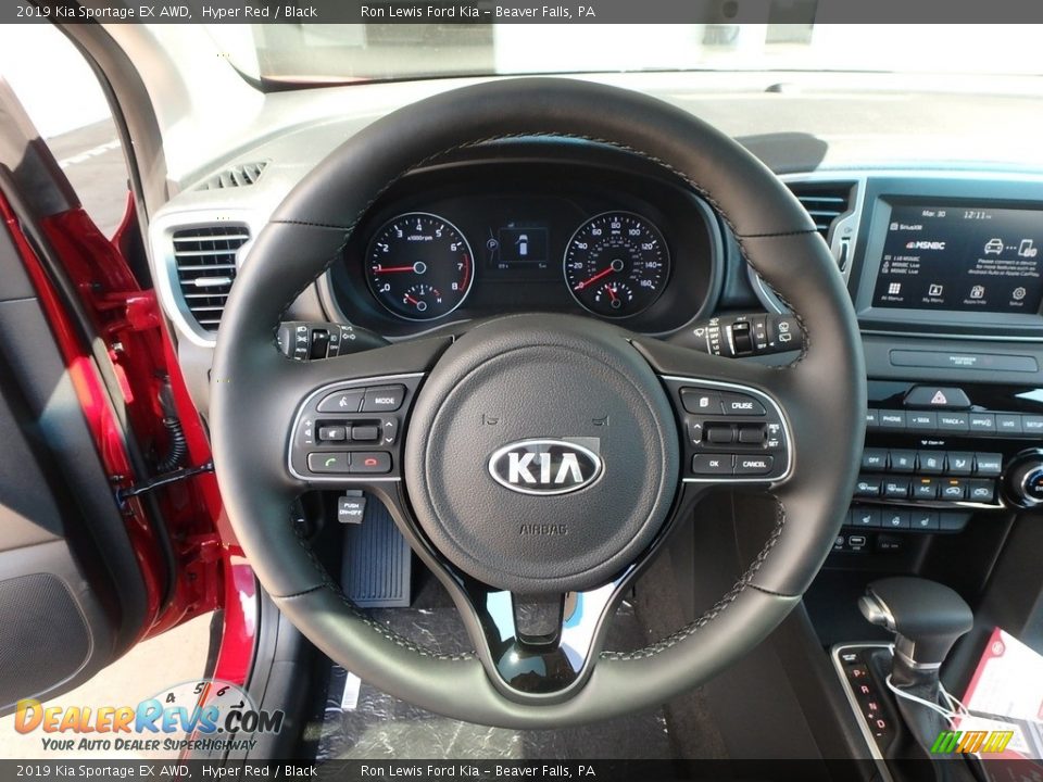 2019 Kia Sportage EX AWD Hyper Red / Black Photo #17