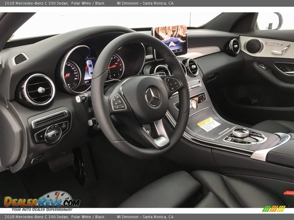 2018 Mercedes-Benz C 300 Sedan Polar White / Black Photo #5