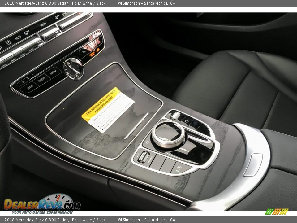 2018 Mercedes-Benz C 300 Sedan Polar White / Black Photo #7