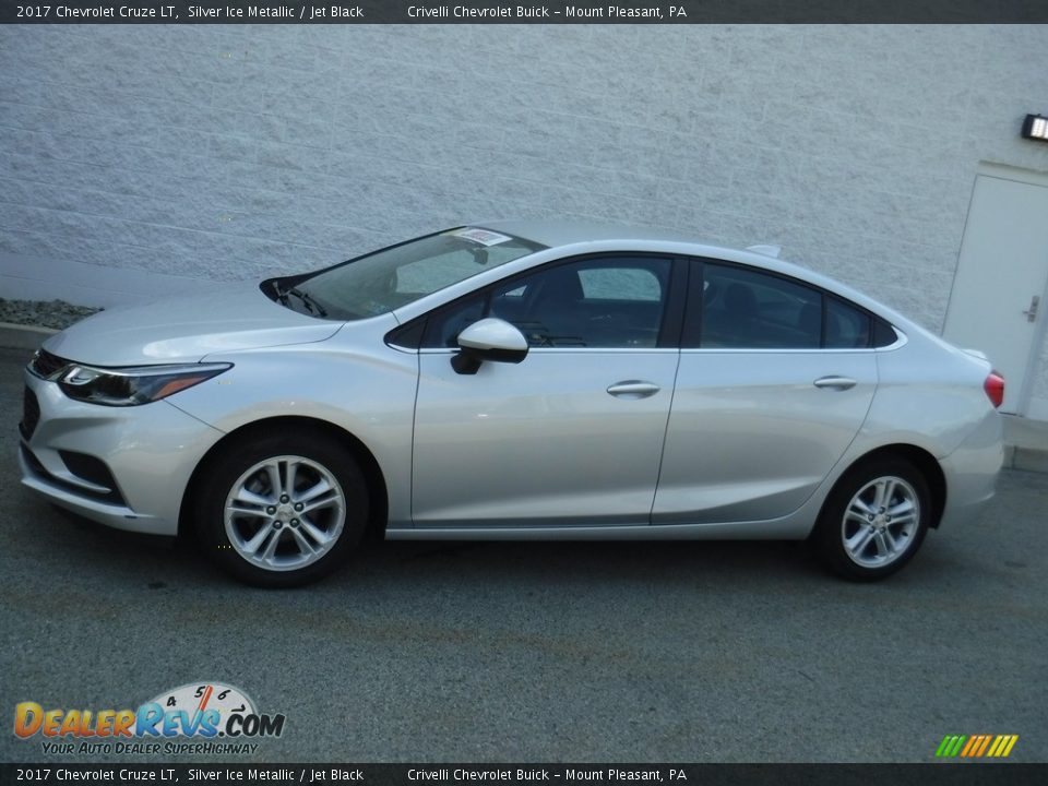 2017 Chevrolet Cruze LT Silver Ice Metallic / Jet Black Photo #2