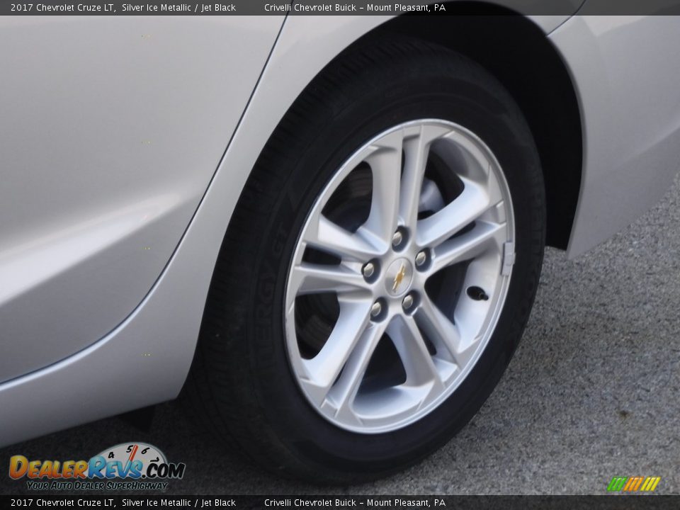 2017 Chevrolet Cruze LT Silver Ice Metallic / Jet Black Photo #3