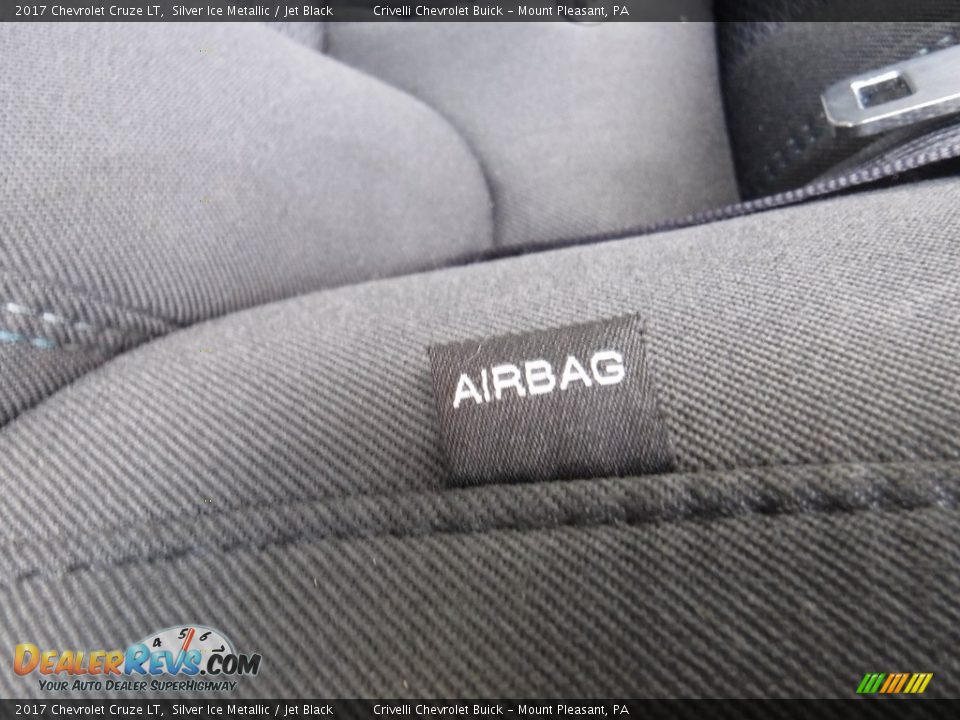 2017 Chevrolet Cruze LT Silver Ice Metallic / Jet Black Photo #15