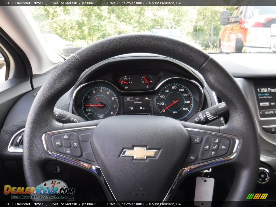 2017 Chevrolet Cruze LT Silver Ice Metallic / Jet Black Photo #22