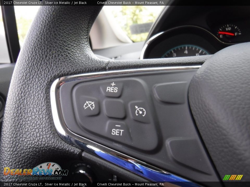2017 Chevrolet Cruze LT Silver Ice Metallic / Jet Black Photo #23