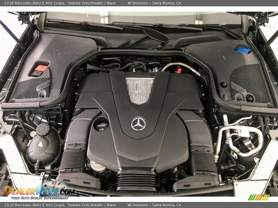2018 Mercedes-Benz E 400 Coupe Selenite Grey Metallic / Black Photo #8