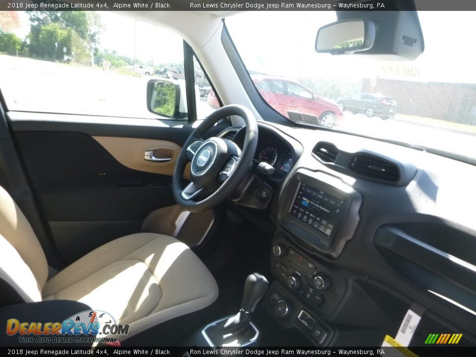 2018 Jeep Renegade Latitude 4x4 Alpine White / Black Photo #11