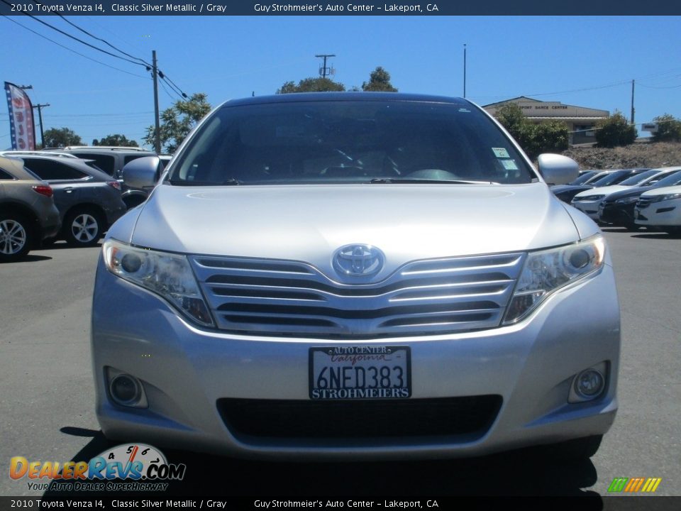 2010 Toyota Venza I4 Classic Silver Metallic / Gray Photo #2