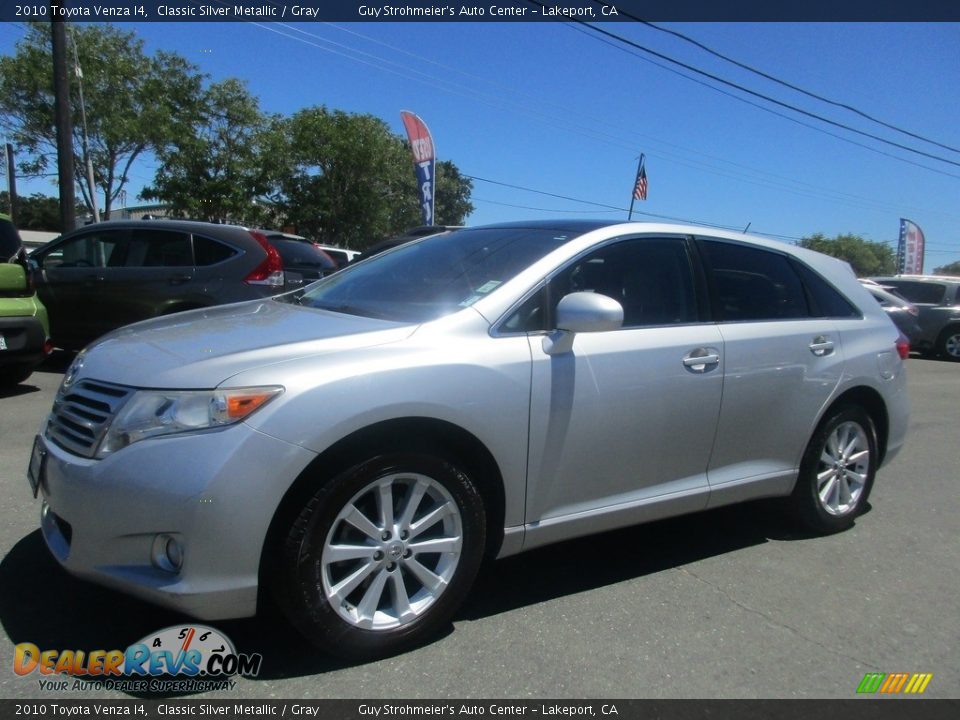 2010 Toyota Venza I4 Classic Silver Metallic / Gray Photo #3