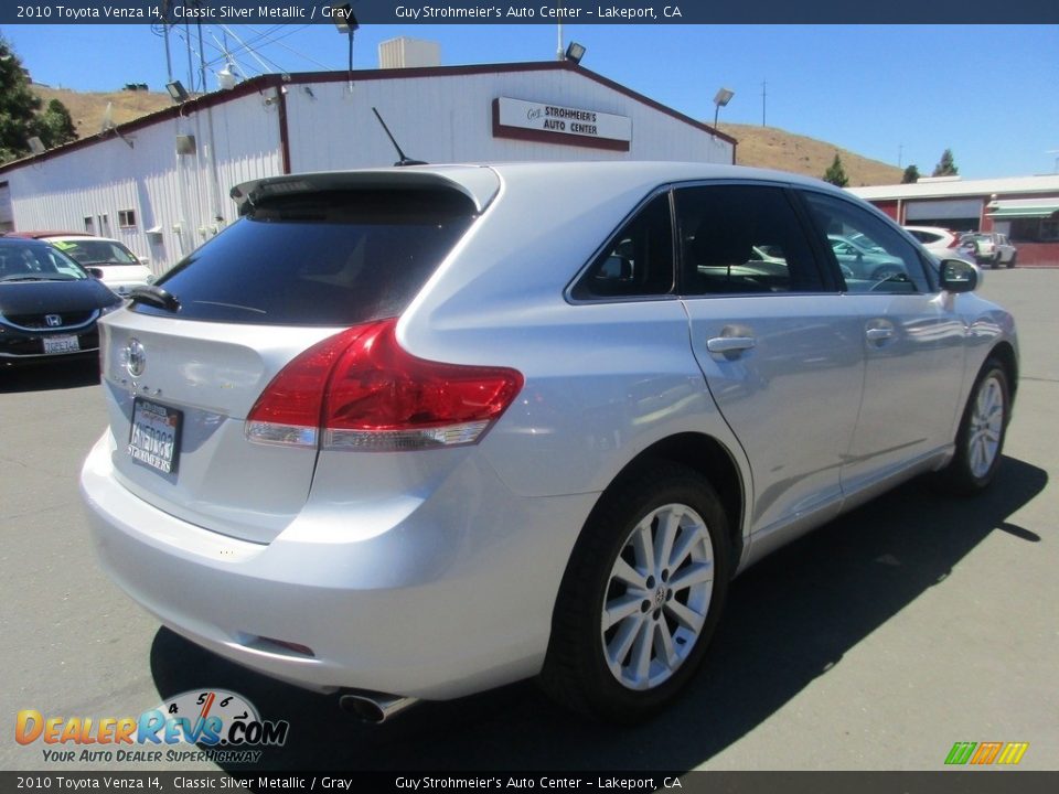 2010 Toyota Venza I4 Classic Silver Metallic / Gray Photo #7