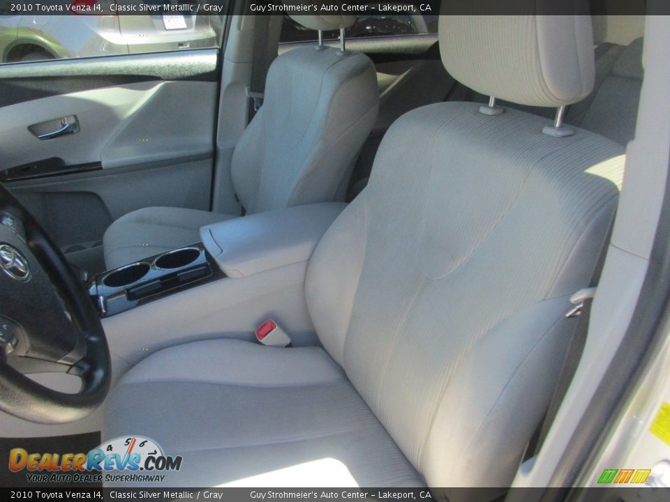 2010 Toyota Venza I4 Classic Silver Metallic / Gray Photo #8