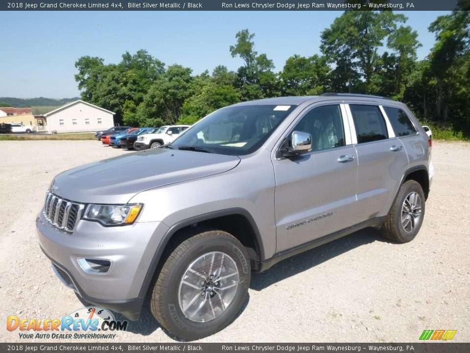 2018 Jeep Grand Cherokee Limited 4x4 Billet Silver Metallic / Black Photo #1